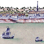 ville de Trois-Rivière vue1721